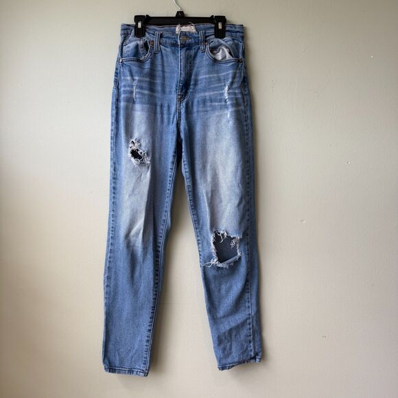 Altar’d State Jeans Distressed Tapered Leg‎ Women’s 27/5 - Picture 1 of 3